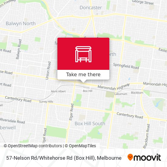 57-Nelson Rd / Whitehorse Rd (Box Hill) map