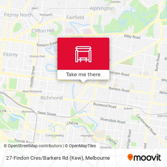 27-Findon Cres / Barkers Rd (Kew) map
