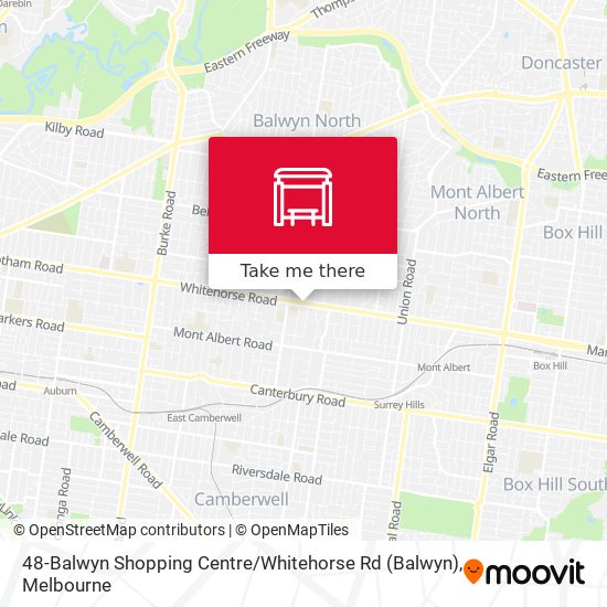 48-Balwyn Shopping Centre / Whitehorse Rd map