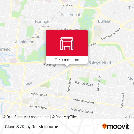 Glass St/Kilby Rd map