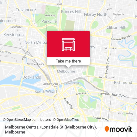 Melbourne Central / Lonsdale St (Melbourne City) map