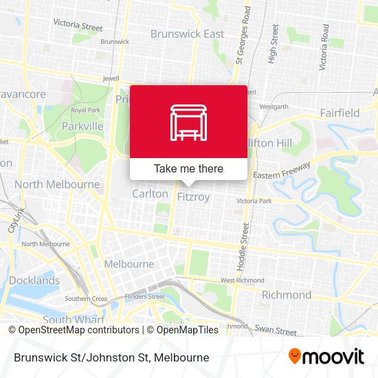 Brunswick St/Johnston St map
