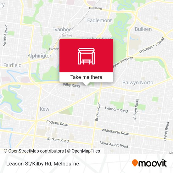 Leason St/Kilby Rd map