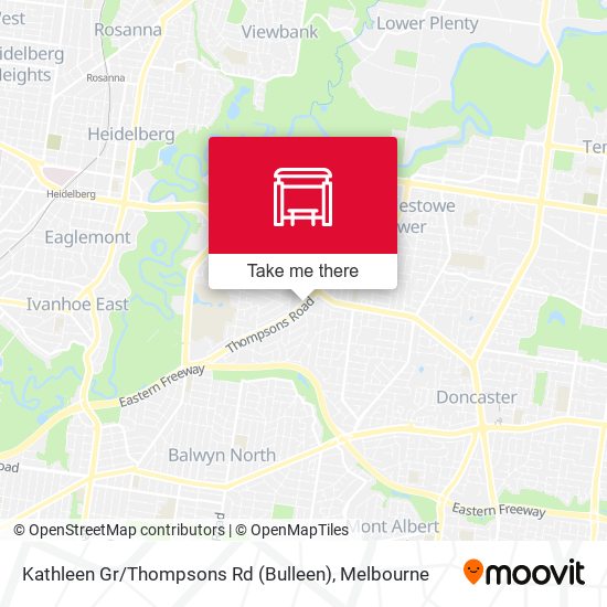 Kathleen Gr / Thompsons Rd (Bulleen) map