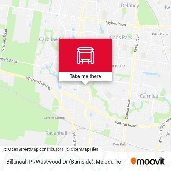 Billungah Pl / Westwood Dr (Burnside) map