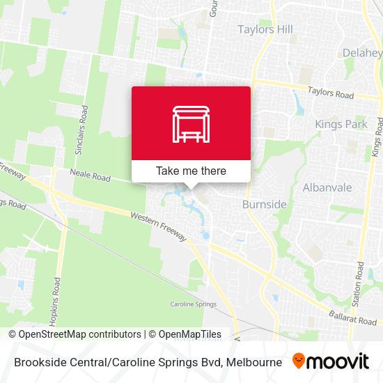 Brookside Central / Caroline Springs Bvd map