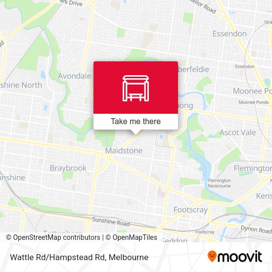 Wattle Rd/Hampstead Rd map