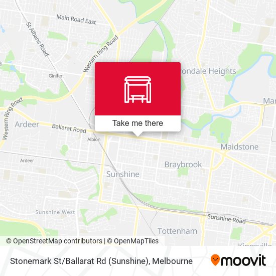 Stonemark St / Ballarat Rd (Sunshine) map