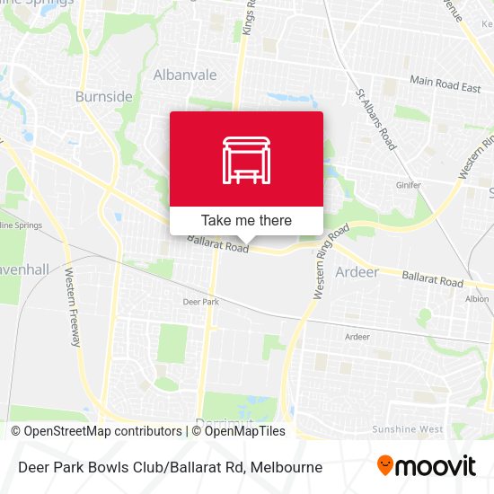Deer Park Bowls Club / Ballarat Rd map