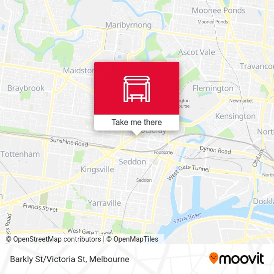 Barkly St/Victoria St map