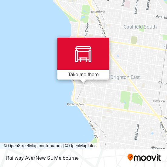 Railway Ave/New St map