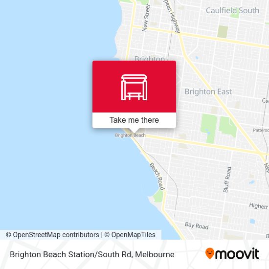 Brighton Beach Station / South Rd map