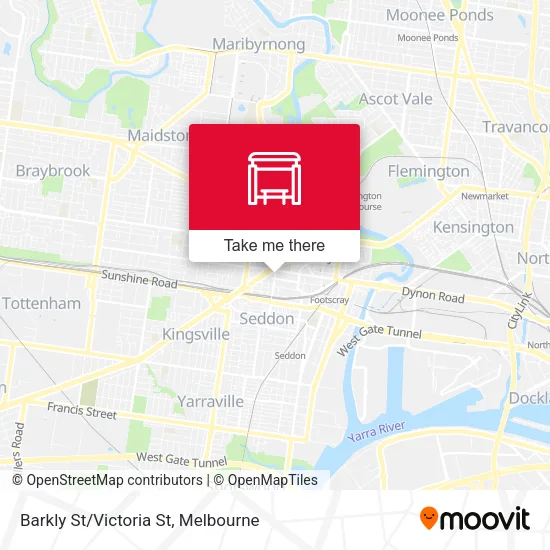 Barkly St/Victoria St map