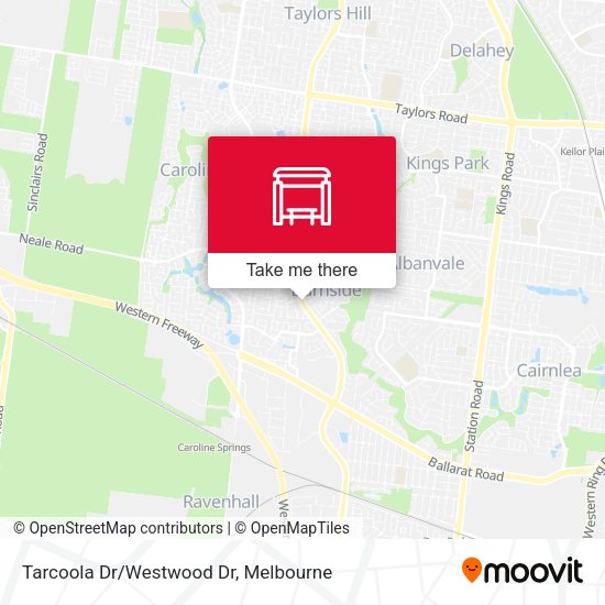 Tarcoola Dr/Westwood Dr map