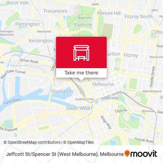 Jeffcott St / Spencer St (West Melbourne) map