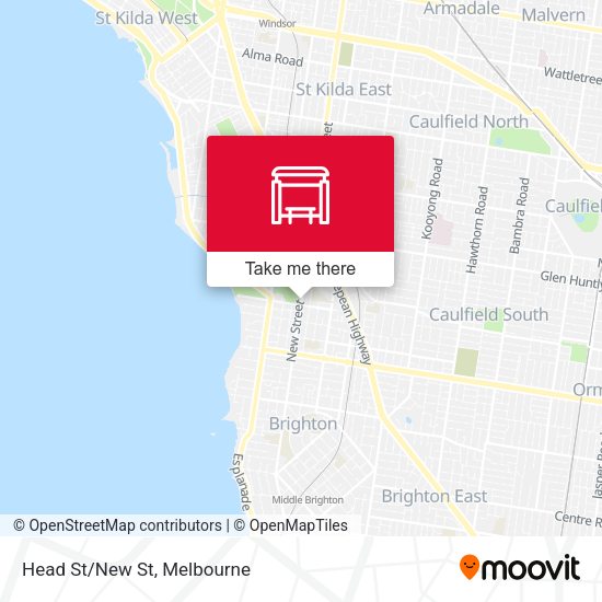 Head St/New St map