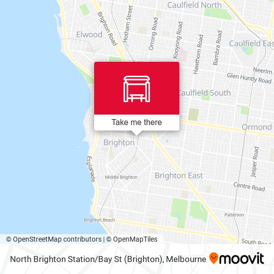 North Brighton Station / Bay St map