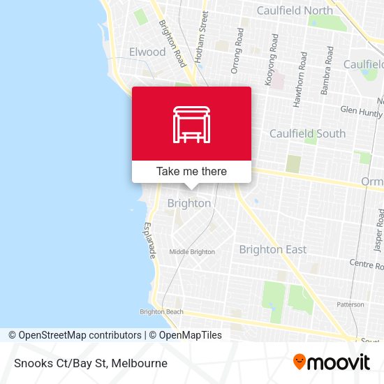 Snooks Ct/Bay St map