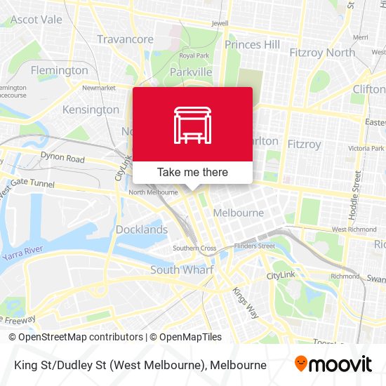 King St / Dudley St (West Melbourne) map