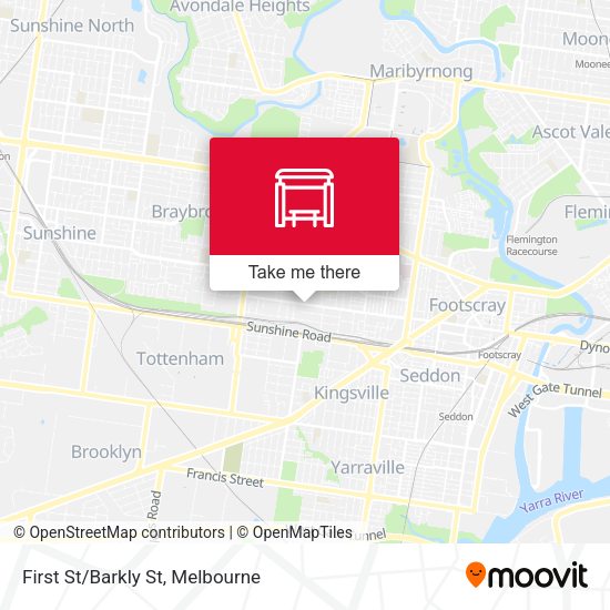 First St/Barkly St map