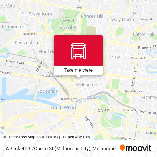A'Beckett St / Queen St (Melbourne City) map