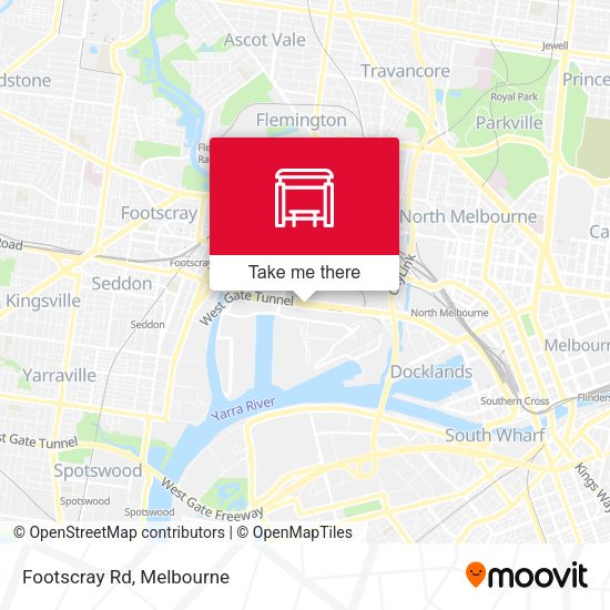 Footscray Rd map