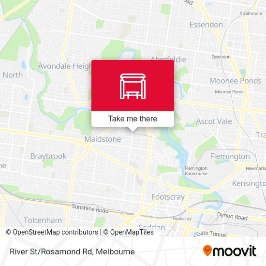 River St/Rosamond Rd map