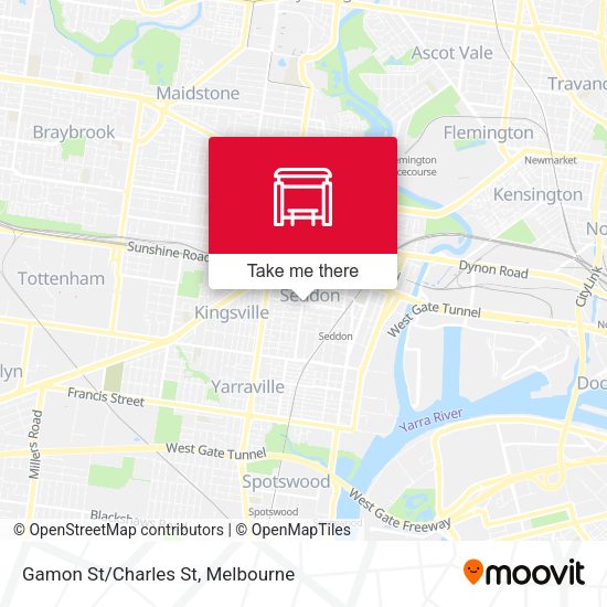 Gamon St/Charles St map