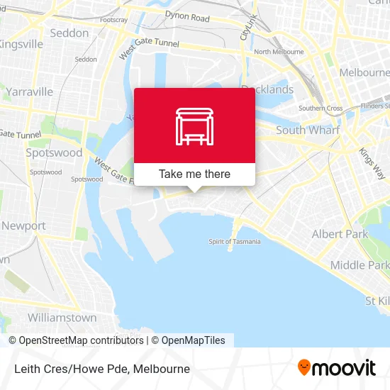 Mapa Leith Cres/Howe Pde