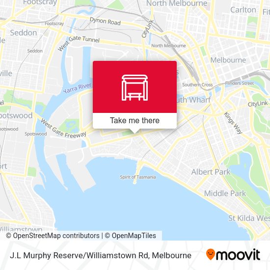 J.L Murphy Reserve / Williamstown Rd map