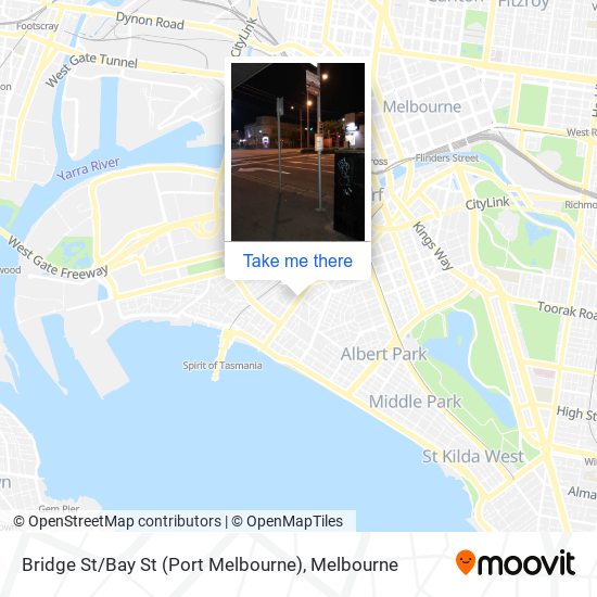 Bridge St / Bay St (Port Melbourne) map
