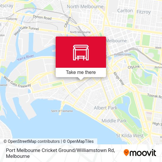 Port Melbourne Cricket Ground / Williamstown Rd map