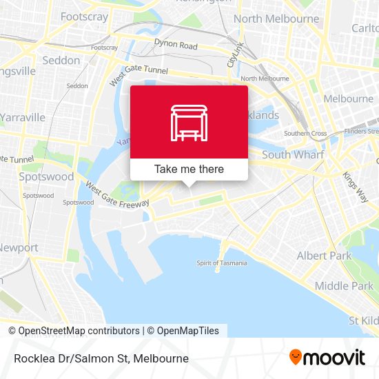 Rocklea Dr/Salmon St map