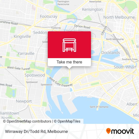 Wirraway Dr/Todd Rd map