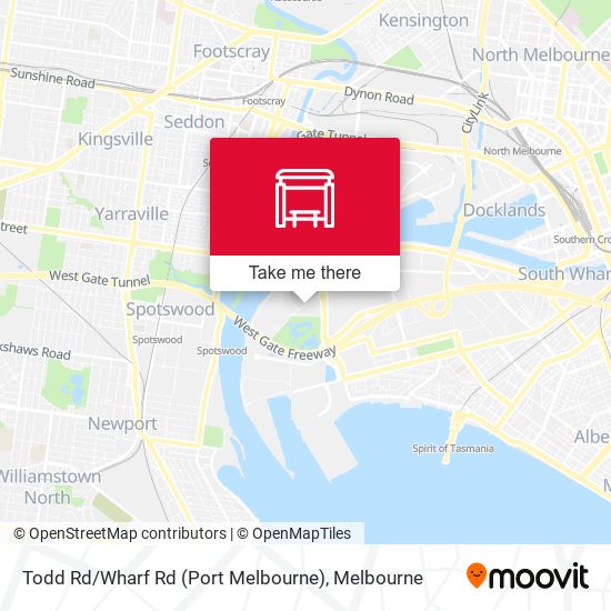 Todd Rd / Wharf Rd (Port Melbourne) map