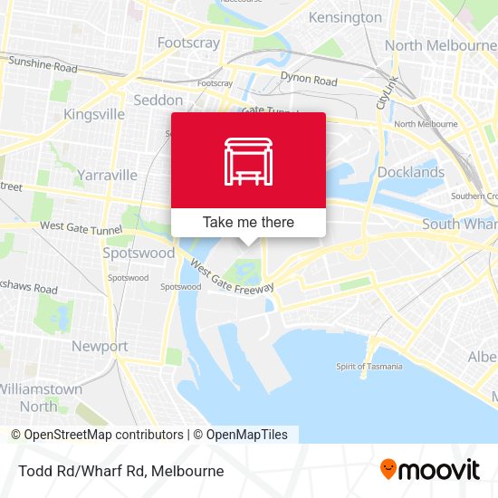 Todd Rd/Wharf Rd map