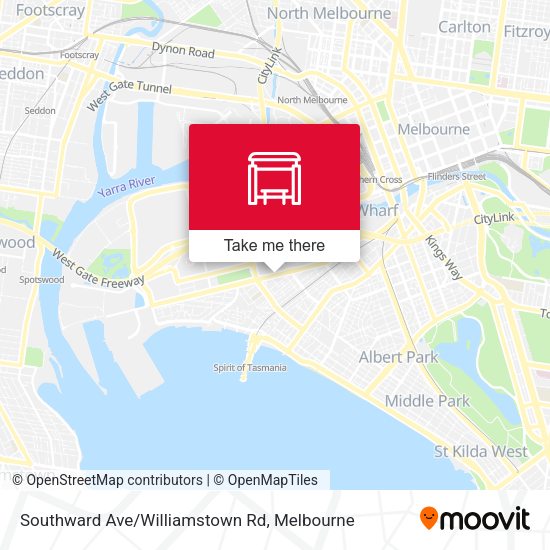 Southward Ave/Williamstown Rd map
