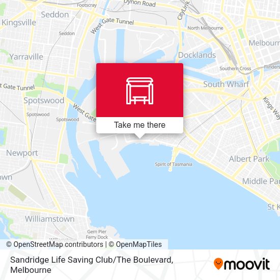 Sandridge Life Saving Club / The Boulevard map