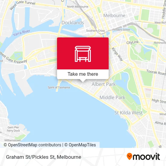 Mapa Graham St/Pickles St