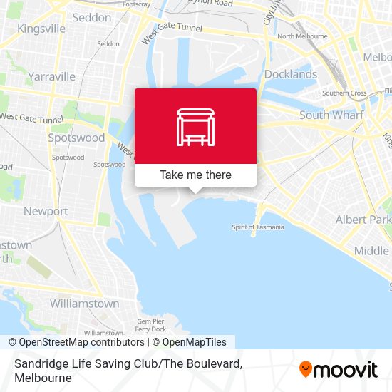 Sandridge Life Saving Club / The Boulevard map