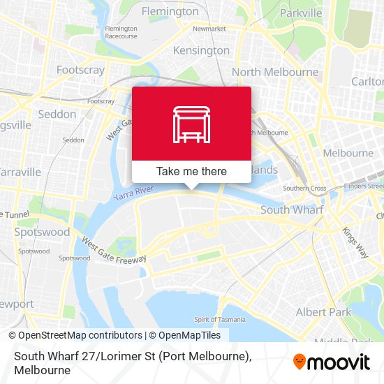 South Wharf 27 / Lorimer St (Port Melbourne) map