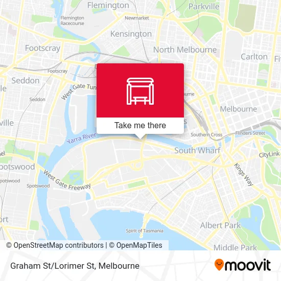 Mapa Graham St/Lorimer St