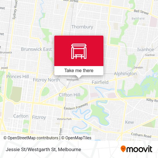 Jessie St/Westgarth St map