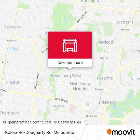 Kolora Rd/Dougharty Rd map