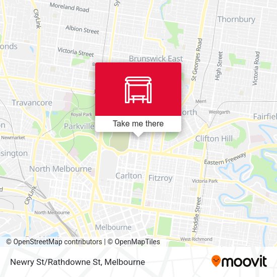 Newry St/Rathdowne St map