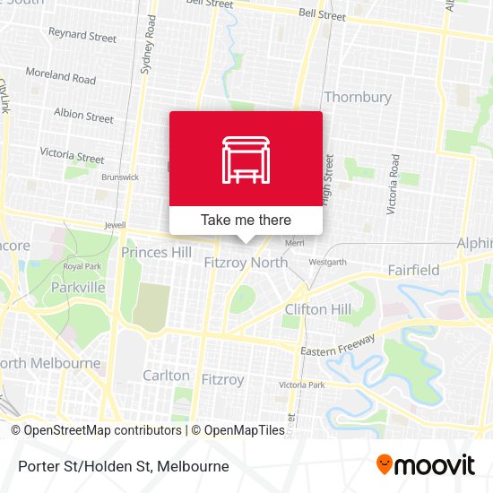 Porter St/Holden St map