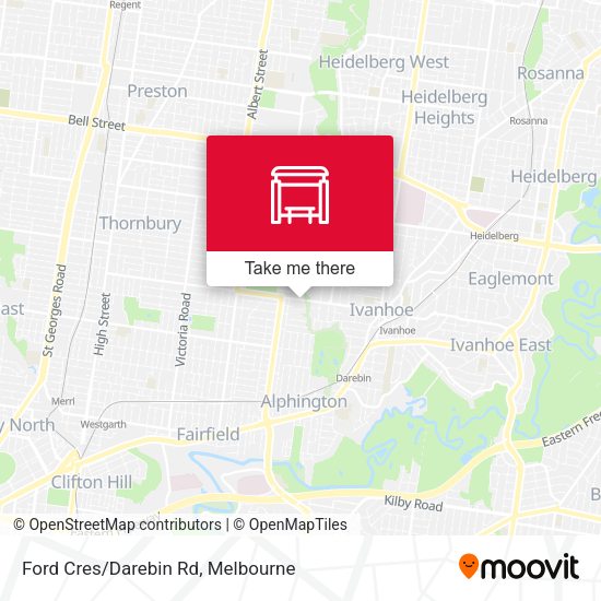 Ford Cres/Darebin Rd map