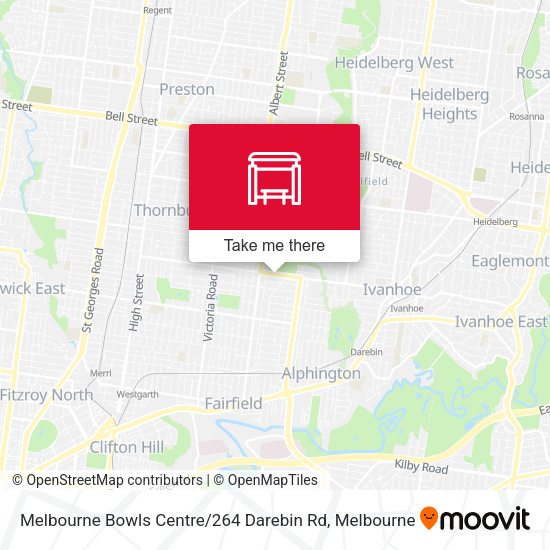 Melbourne Bowls Centre / 264 Darebin Rd map
