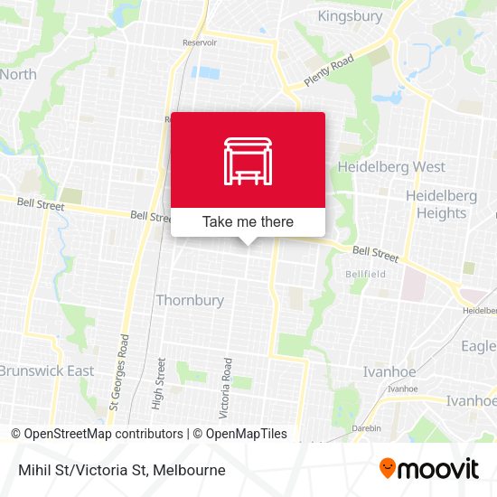 Mihil St/Victoria St map