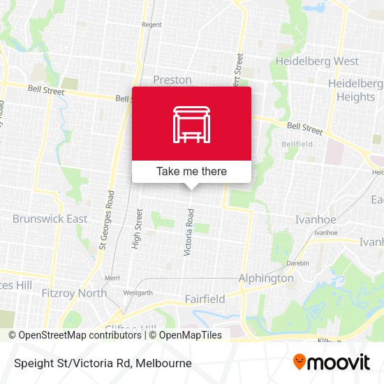 Speight St/Victoria Rd map